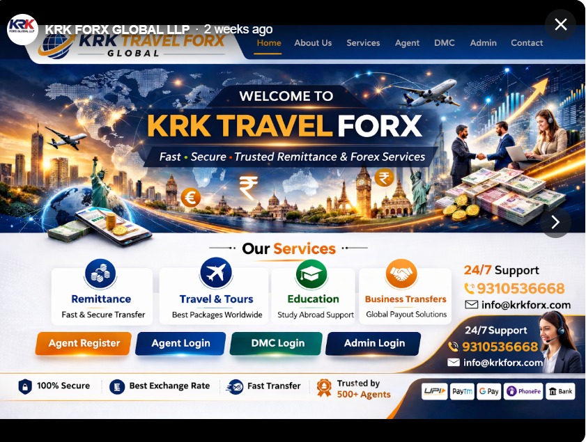 KRK Travel Forex Global logo reference